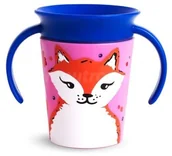 Kubki dla dzieci - Munchkin kubek 360 Eco WildLove z uchwytami lis - miniaturka - grafika 1