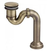 Syfony - Omnires W10/BR syfon do wanien retro brąz antyczny W10/BR - miniaturka - grafika 1