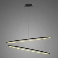 Lampy sufitowe - Altavola Design Lampa wisząca Nowoczesna lampa wisząca LED czarna Altavola Ledowe okręgi okręgi LED LA074/P_120_in_3k_black_dimm LA074/P_120_in_3k_black_dimm - miniaturka - grafika 1