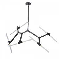 Lampy sufitowe - Step Into Design Sticks 10 Wisząca Step Into Design ST-1001-10 black - miniaturka - grafika 1
