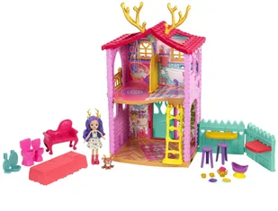 Mattel Enchantimals Zestaw Mały Domek Jelonków + lalka GYJ18 GYJ18 - Domki dla lalek - miniaturka - grafika 2