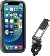 Akcesoria rowerowe - TOPEAK RideCase Smartphone Cover for iPhone 12 Mini incl. Holder, czarny 2022 Akcesoria do smartphonów 15800604 - miniaturka - grafika 1