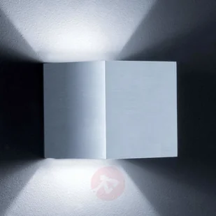 Sześcienna lampa ścienna SIRI, aluminium matowe - Lampy ścienne - miniaturka - grafika 2