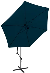 vidaXL vidaXL Parasol na wysięgniku 3 m, niebieski - Parasole ogrodowe - miniaturka - grafika 4