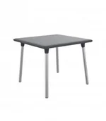 Stoły - Resol Stół New Flash 90x90 Dark Grey 3948 - miniaturka - grafika 1