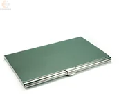 Wizytowniki - Wizytownik stalowy z Twoim grawerem W1 - miniaturka - grafika 1