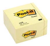 Etykiety samoprzylepne i bloki etykiet - Post-It Karteczki żółty 100x100 200k. 636B - miniaturka - grafika 1