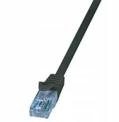 Patchcordy - Kabel sieciowy RJ45 Cat.6A U/utp 2m Czarny 10GbE - miniaturka - grafika 1