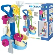 Zabawki AGD - Wader QT Zestaw Sprzątający wózek - miniaturka - grafika 1