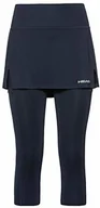 Tenis ziemny - HEAD Head damska koszulka klubowa 3/4 Tights Skirt W, niebieski, l - miniaturka - grafika 1