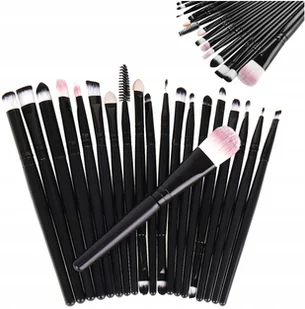 Zestaw Profesjonalnych Pędzli do Makijażu 20 Sztuk - Pędzle do makijażu - miniaturka - grafika 4