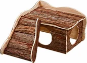 Akcesoria dla gryzoni - Karlie Flamingo 84240, naturalne drewno, domek z rampą.40 x 50 x 25 cm Wonderland - miniaturka - grafika 1