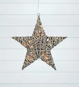 Pozostałe akcesoria świąteczne - Markslojd BODANE wisiorek Deco Gwiezdne 40 cm Szary 703802 - miniaturka - grafika 1