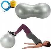 Piłki do ćwiczeń - Piłka Gimnastyczna Fitness Orzeszek Fasolka Duża - miniaturka - grafika 1