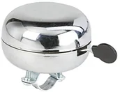 Dzwonki do roweru - FISCHER Dzwonek rowerowy marki retro, srebrny/chromowany, One Size 85808 - miniaturka - grafika 1