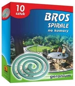 Preparaty na chwasty i szkodniki - Bros SPIRALA NA KOMARY GERANIUM A'10 - miniaturka - grafika 1