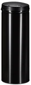Kosze na śmieci - Relaxdays kosz na śmieci 50 L, pokrywa z czujnikiem, automatyczna, wykonana ze stali nierdzewnej, 80 cm wysokości, 30 cm średnicy, czarna 10021226 - miniaturka - grafika 1