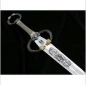 Repliki - broń - WSPANIAŁY GRAWEROWANY CELTYCKI MIECZ 3512 - miniaturka - grafika 1