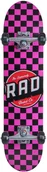 Deskorolki - RAD complet skateboard RAD CHECKERS 2 COMPLETE Black/Pink - miniaturka - grafika 1
