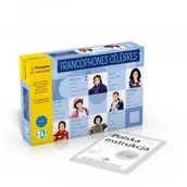 Książki do nauki języka francuskiego - Gra językowa Francuski Francophones celebres - miniaturka - grafika 1