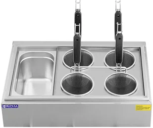 Royal Catering Warnik do makaronu z 4 koszami i pojemnikiem GN 1/3 temp 30-110°C RC-PM004 - Inne urządzenia gastronomiczne - miniaturka - grafika 11