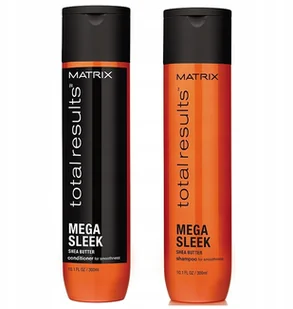 Matrix Mega Sleek Wygładzanie Szampon 300 Odżywka - Szampony do włosów - miniaturka - grafika 2
