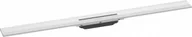 Odpływy liniowe - HANSGROHE 56053700 RainDrain Flex Element zewnętrzny odpływu 100 cm z możliwością przycięcia i do montażu przy ścianie biały matowy - miniaturka - grafika 1