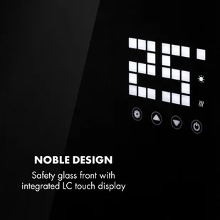 Klarstein Klarstein Bornholm Single Smart, grzejnik konwekcyjny, 1000 W, sterowanie przy użyciu aplikacji, czarny ACO7-BrnhlmSnglSmrtB - Ogrzewanie przenośne - miniaturka - grafika 7