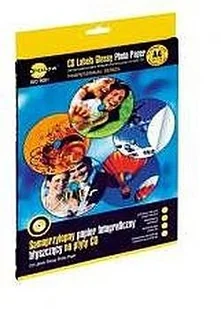 Grand KW TRADE Etykiety na CD foto A4 yellow one 130g 20 KW747 - Szkolne artykuły papiernicze - miniaturka - grafika 2