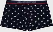 Majtki dla dzieci - Lama Bokserki chłopięce Navy - miniaturka - grafika 1