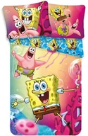 Pościel dla dzieci - Spongebob JF Pościel Bawełniana Kanciastoporty SBOB BLUE 13830 - miniaturka - grafika 1