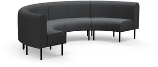 AJ Produkty Sofa VARIETY, półokrągła do wewnątrz, tkanina Blues CSII, antracyt - Sofy i kanapy AJ Produkty Sofa VARIETY, półokrągła do wewnątrz, tkanina Blues CSII, antracyt - Sofy i kanapy - miniaturka - grafika 1