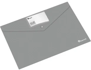 Titanum Teczka kopertowa A4 z wizytówką szara - Szkolne artykuły papiernicze - miniaturka - grafika 2