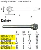 Pilniki - Beta PILNIK OBROTOWY Z WĘGLIKA KULISTY 3MM 426MD-3/S3 - miniaturka - grafika 1
