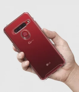 RINGKE Rinkge Fusion Case - Etui do LG G8 ThinQ - Smoke Black RGK866SM - Etui i futerały do telefonów - miniaturka - grafika 8