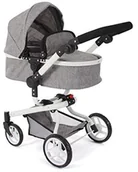 Wózki dla lalek - Bayer Chic 2000 Chic 2000 593 19 kombi wózek dla lalek Yolo, szary melanż 593 19 - miniaturka - grafika 1