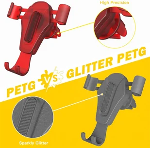 ERYONE ERYONE PETG Filament for 3D Printer 1.75mm Tolerance 0.03mm 1KG(2.2LBS)/Spool - Transparent Red 795732EUDF - Filamenty i akcesoria do drukarek 3D - miniaturka - grafika 6