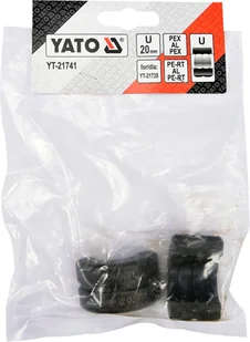 Yato MATRYCE ZAPASOWE DO ZACISKARKI DO RUR PEX-AL-PEX YT-21735 TYP U 20MM YT-21741 ZYSKAJ RABAT 30 ZŁ YT-21741 - Inne urządzenia budowlane - miniaturka - grafika 2