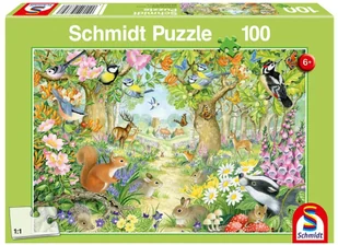 G3 Puzzle 100 Leśne zwierzęta - Puzzle - miniaturka - grafika 2