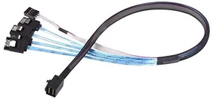 Silverstone SFF8643 / SGPIO, 4xSATA 0.5 m SST-CPS05 - Kable komputerowe i do monitorów - miniaturka - grafika 2