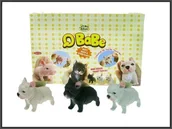 Figurki dla dzieci - Hipo Buldog francuski z groszkiem 10cm p24 B A155-DB cena za 1szt - miniaturka - grafika 1