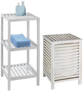Wenko Kosz na pranie NORWAY schowek na ręczniki 22862100 - Kosze na bieliznę - miniaturka - grafika 2