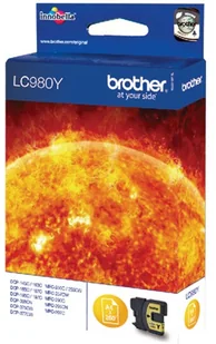 Brother Tusz Brother LC980Y (oryginał LC-980Y; żółty) - Tusze oryginalne - miniaturka - grafika 3