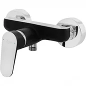 Baterie wannowe i prysznicowe - Ideal Standard Bateria natryskowa Tyria czarna/chrom BC156HS - miniaturka - grafika 1