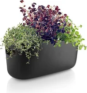 Pojemniki na przyprawy - Eva Solo Doniczka samopodlewająca czarna 568169 - miniaturka - grafika 1