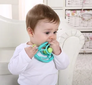 Mombella Mombella Gryzak z grzechotką Ślimak - Gryzaki dla dzieci - miniaturka - grafika 4