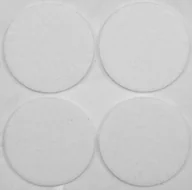 Meble modułowe i akcesoria - Vorel Podkładki filcowe okrągłe średnica 40mm białe 4 sztuki 74835 - miniaturka - grafika 1