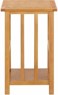 vidaXL vidaXL Stolik na gazety, 45x35x55 cm, lite drewno dębowe - Ławy i stoliki kawowe - miniaturka - grafika 3
