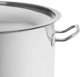 Orion Garnek stalowy gastronomiczny z pokrywą 32cm 22L 113181 - Garnki - miniaturka - grafika 3