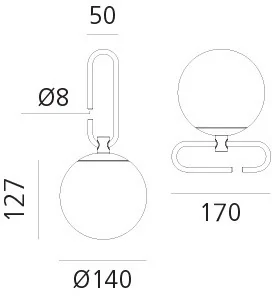 Artemide Nh 1217 1217010A 1217010A - Lampy sufitowe - miniaturka - grafika 2